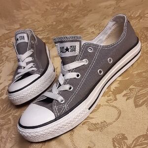 CONVERSE Kids Green Canvas Shoes Size 3.0